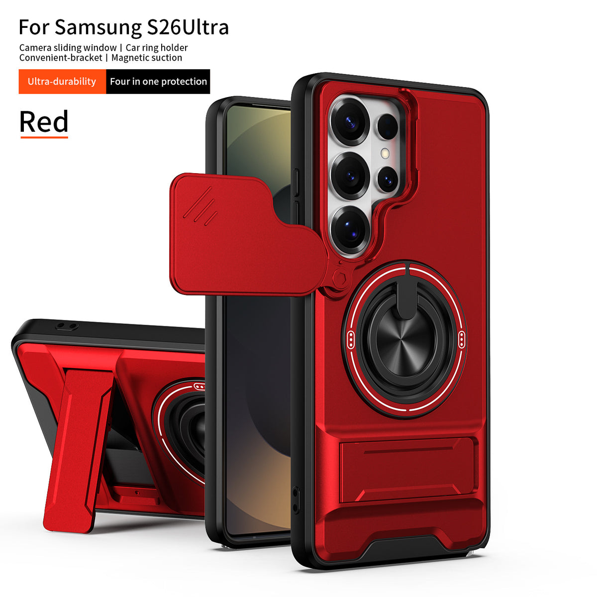 Samsung Phone Case with Rotating Stand